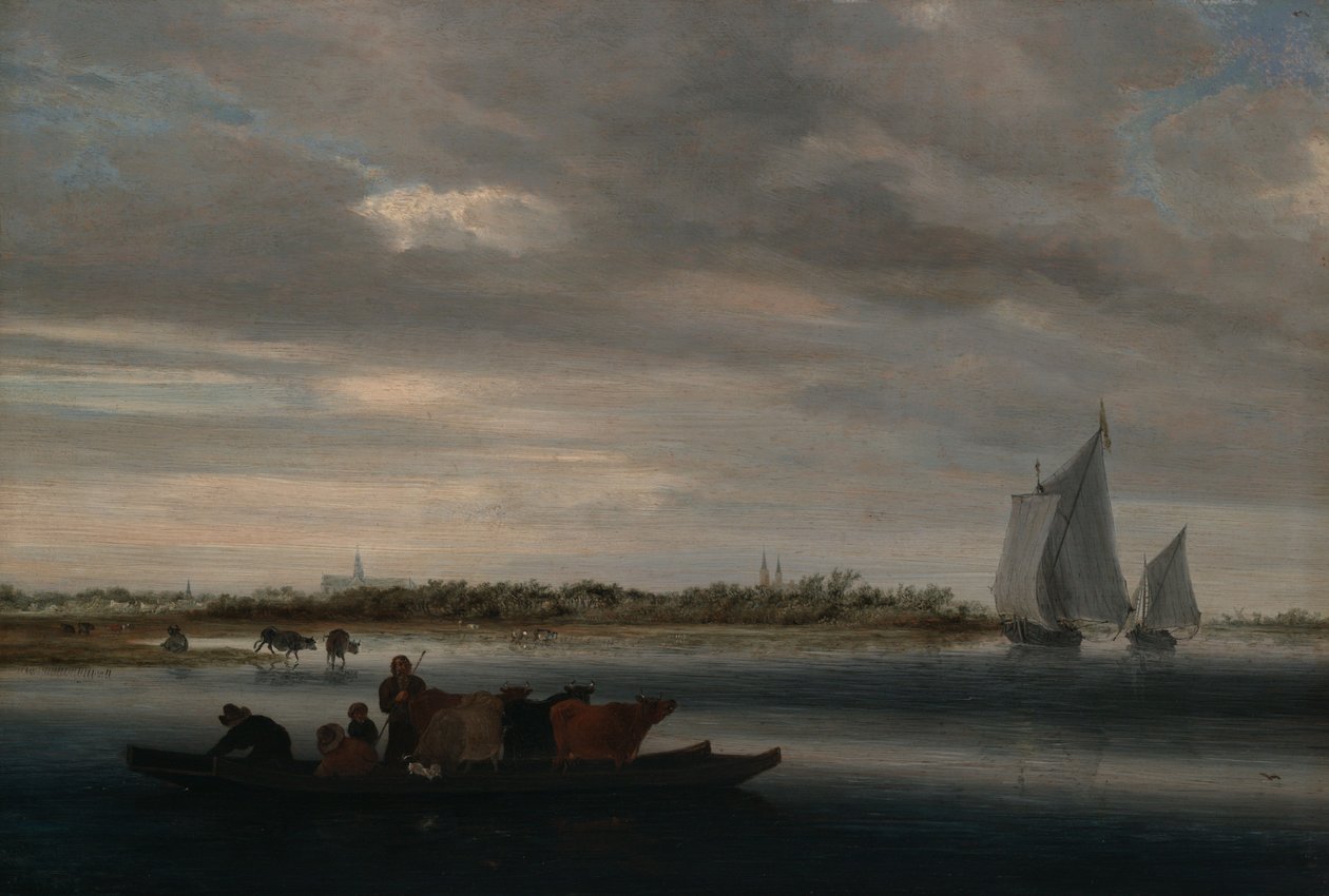 Vista de Alkmaar de Salomon van Ruysdael