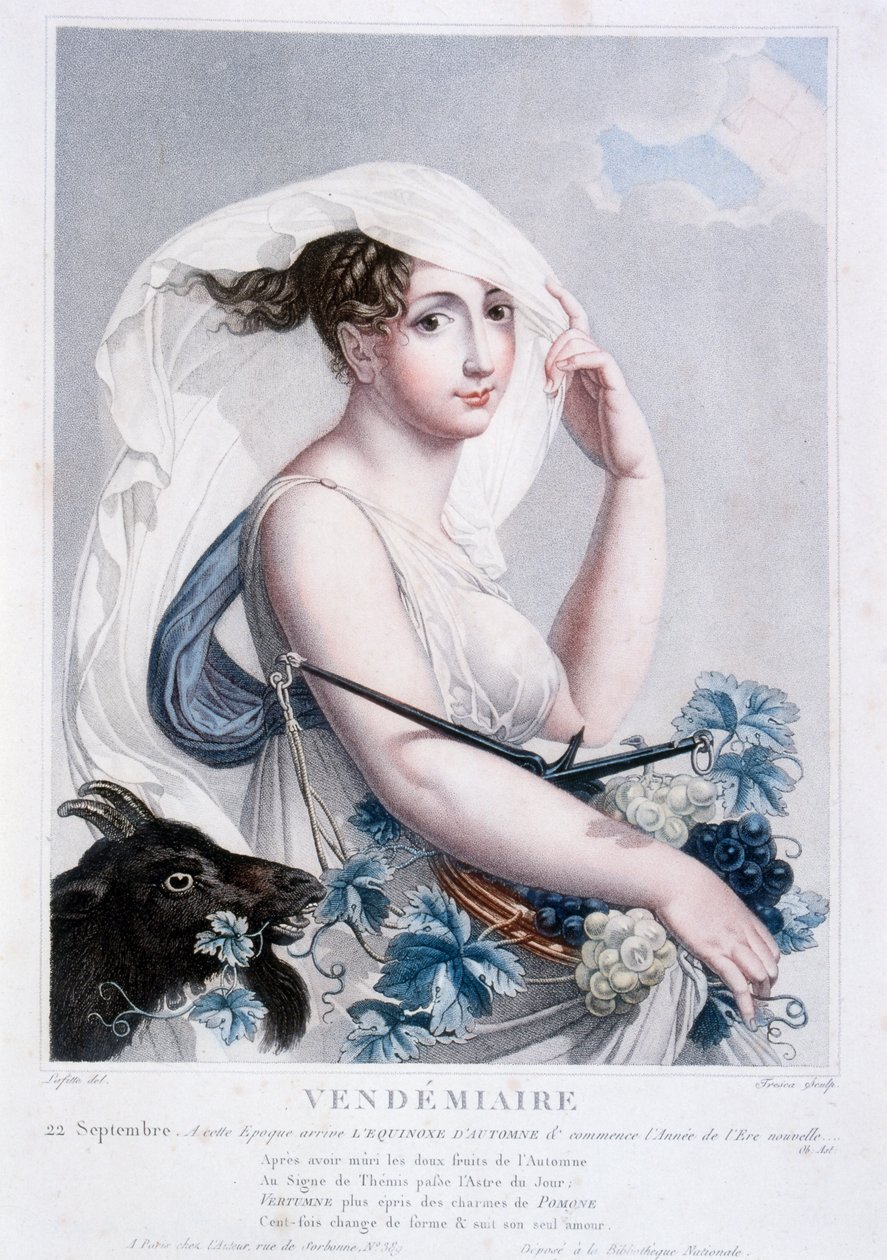 Alegoria de Vendemiaire de Salvadore Tresca