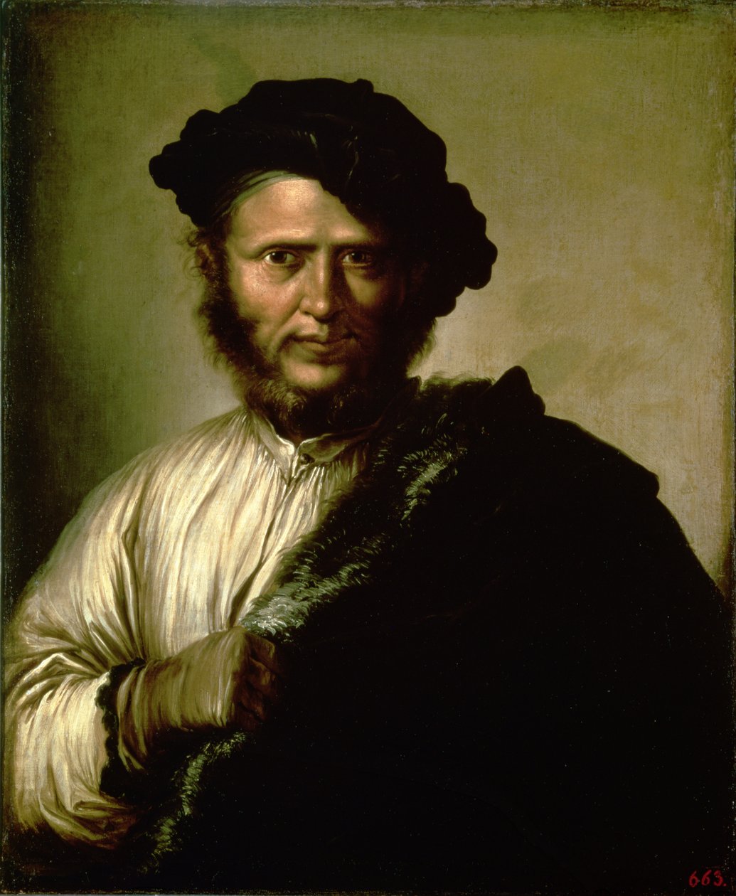 Retrato de um homem, 1640 de Salvator Rosa