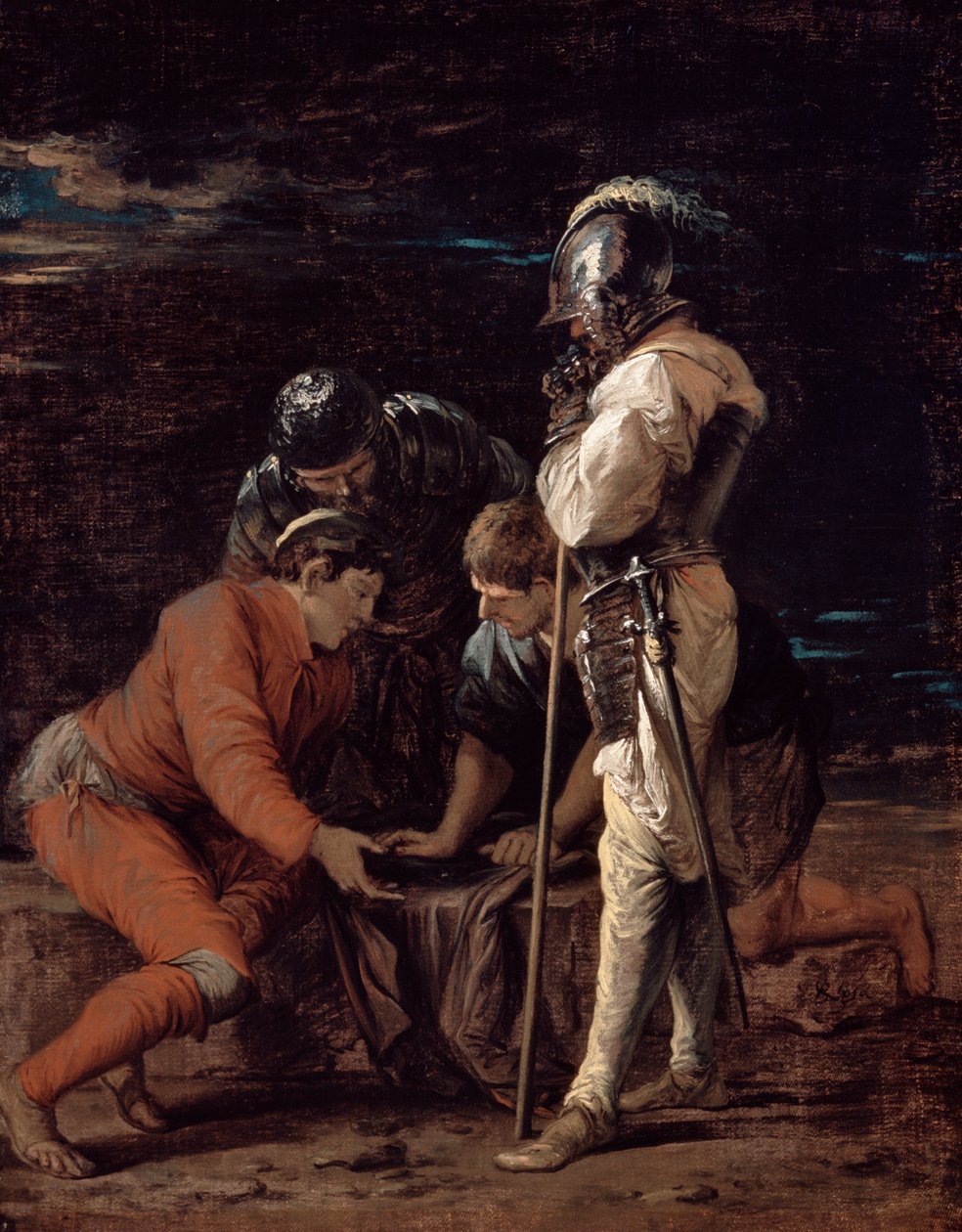 Soldados Jogando de Salvator Rosa