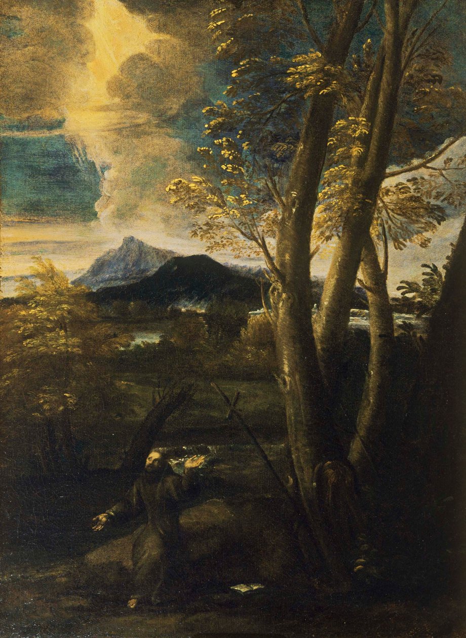São Francisco em êxtase de Salvator Rosa