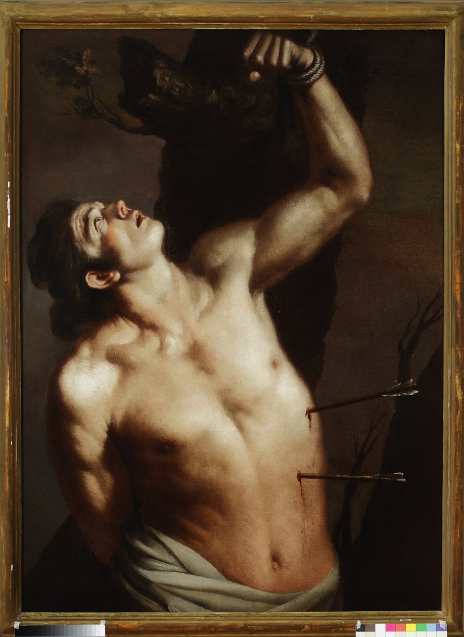 São Sebastião (óleo sobre tela) de Salvator (attr. to) Rosa