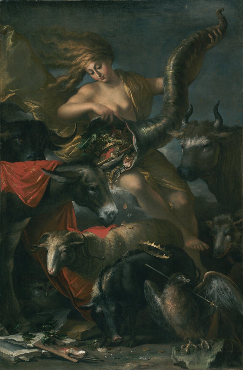 Alegoria da Fortuna de Salvator Rosa