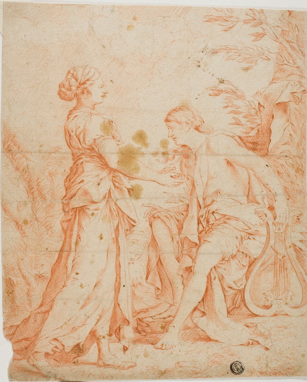 Apolo e a Sibila de Cumeia de Salvator Rosa