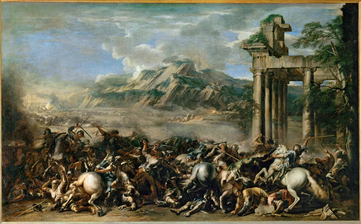 Bataille heroique - Batalha heróica ... de Salvator Rosa