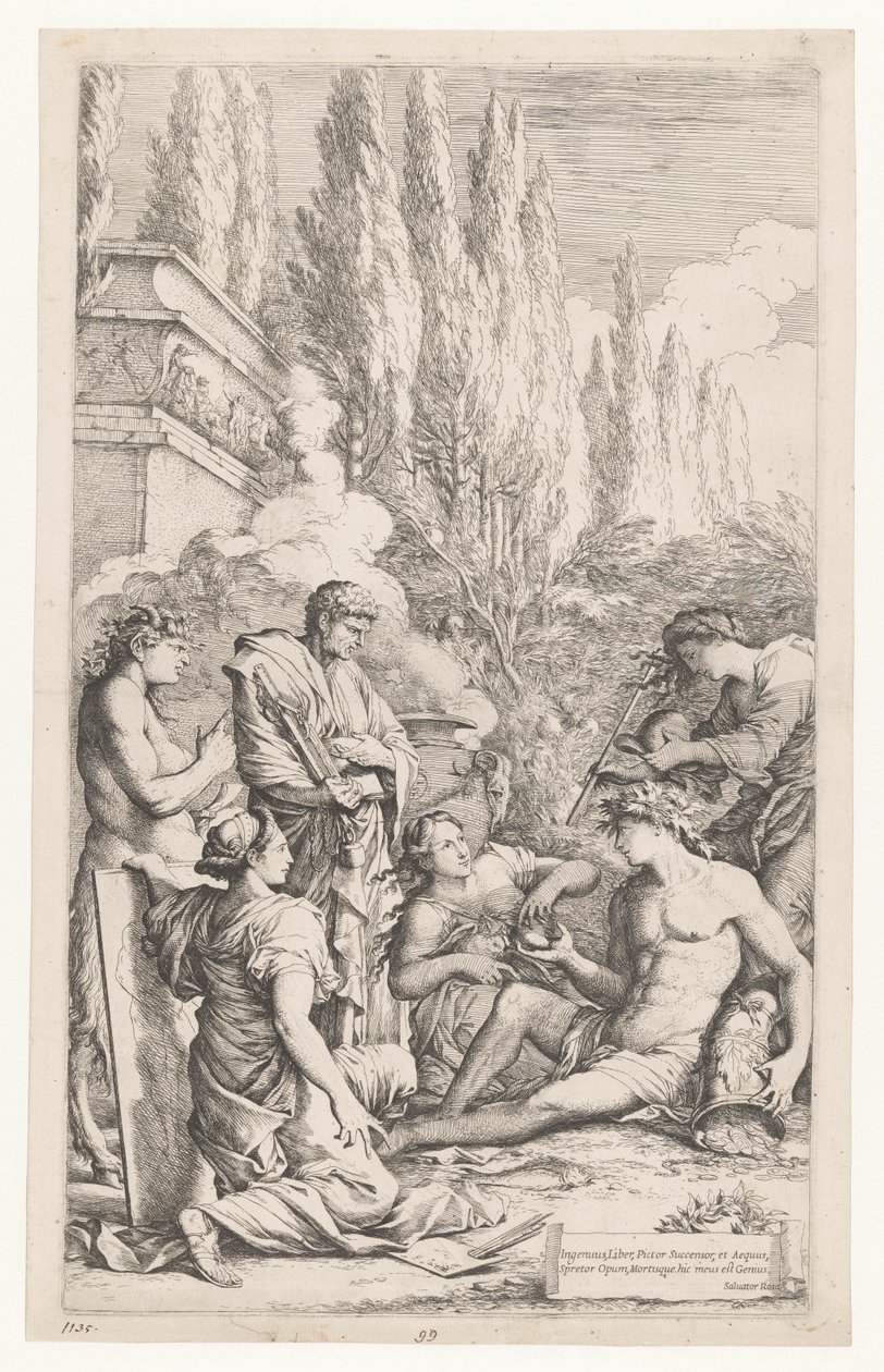 A genialidade de Salvator Rosa de Salvator Rosa
