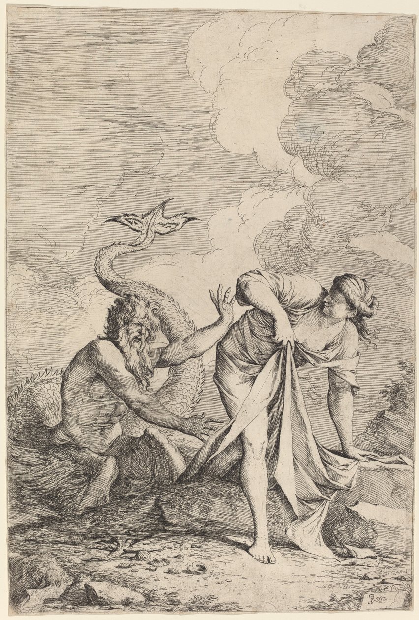 Glauco e Cila de Salvator Rosa