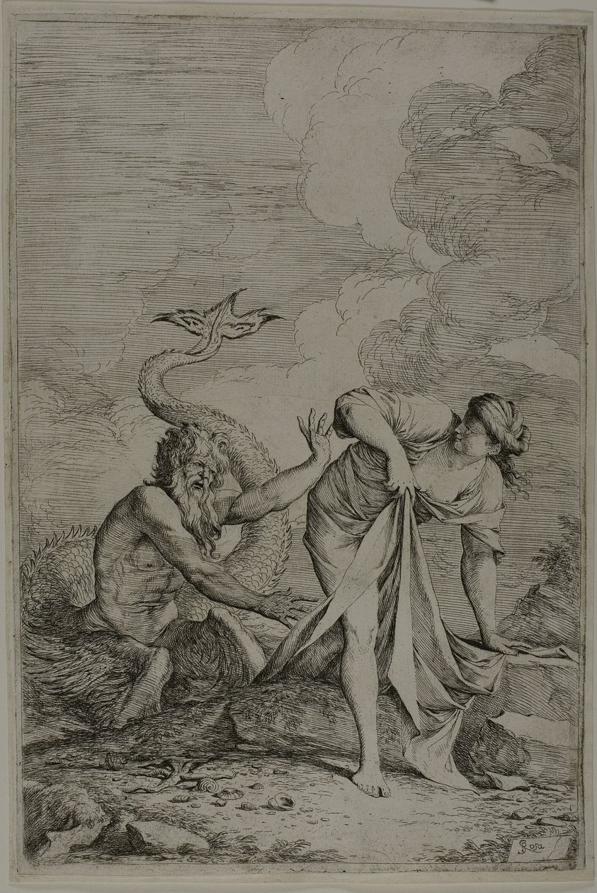 Glauco e Cila de Salvator Rosa