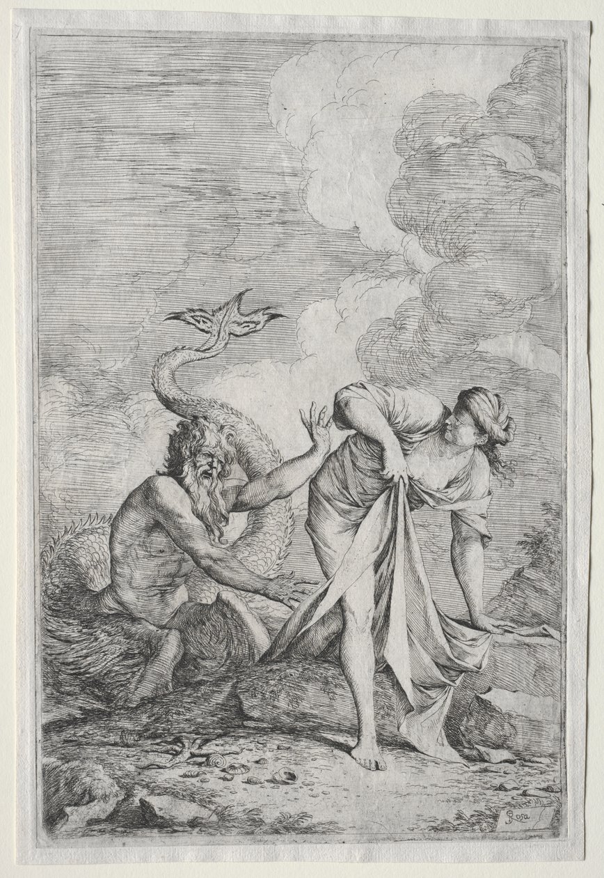 Glauco e Cila de Salvator Rosa
