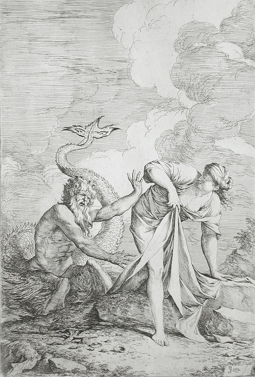 Glauco e Cila de Salvator Rosa