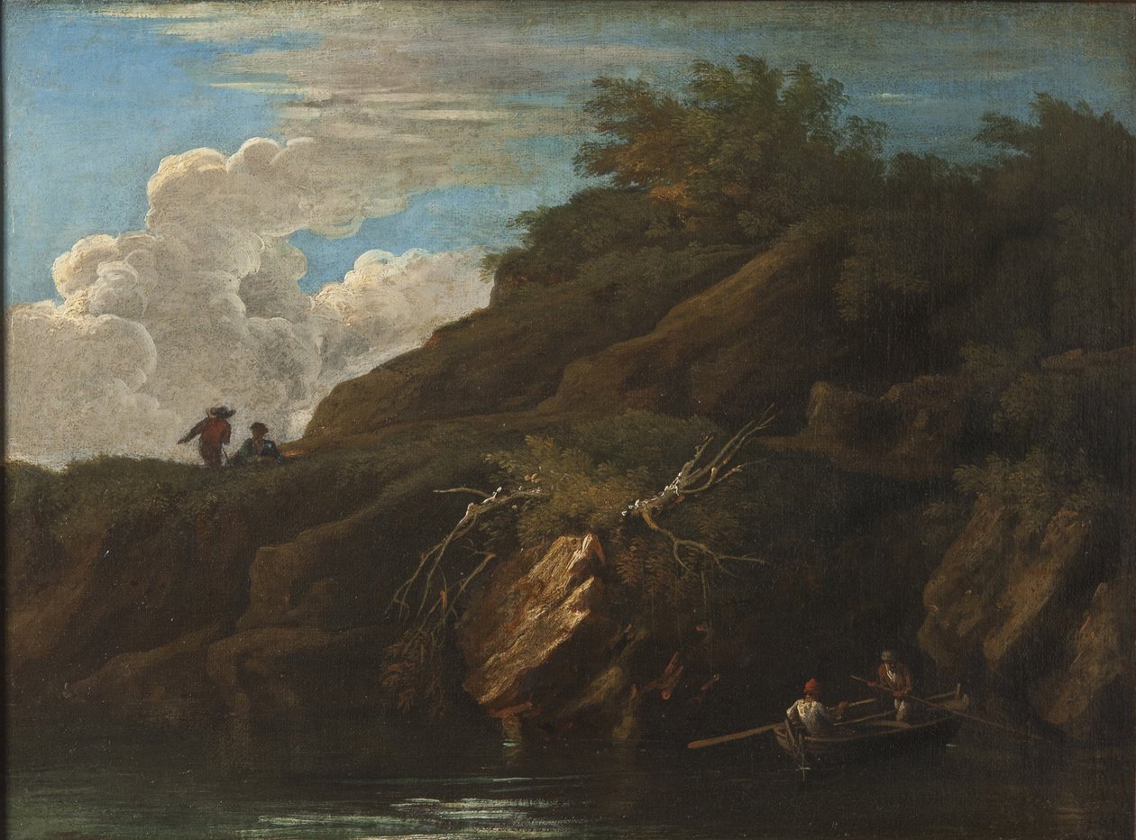 Paisagem com água de Salvator Rosa
