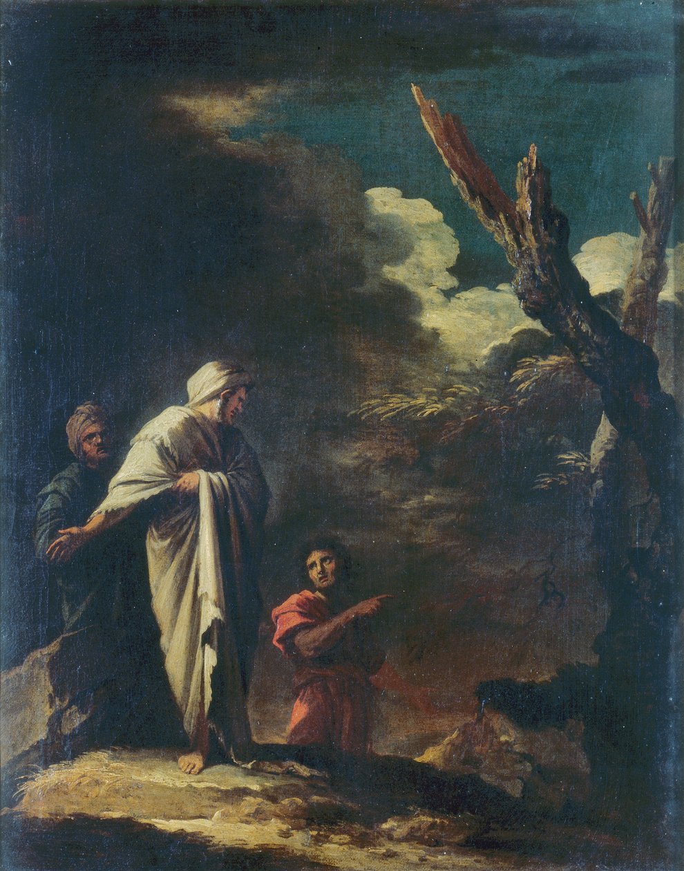 Paisagem com figuras de Salvator Rosa
