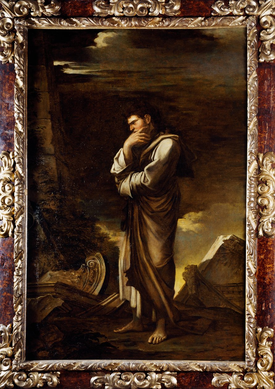 Marius meditando entre as Ruínas de Cartago, em torno de de Salvator Rosa