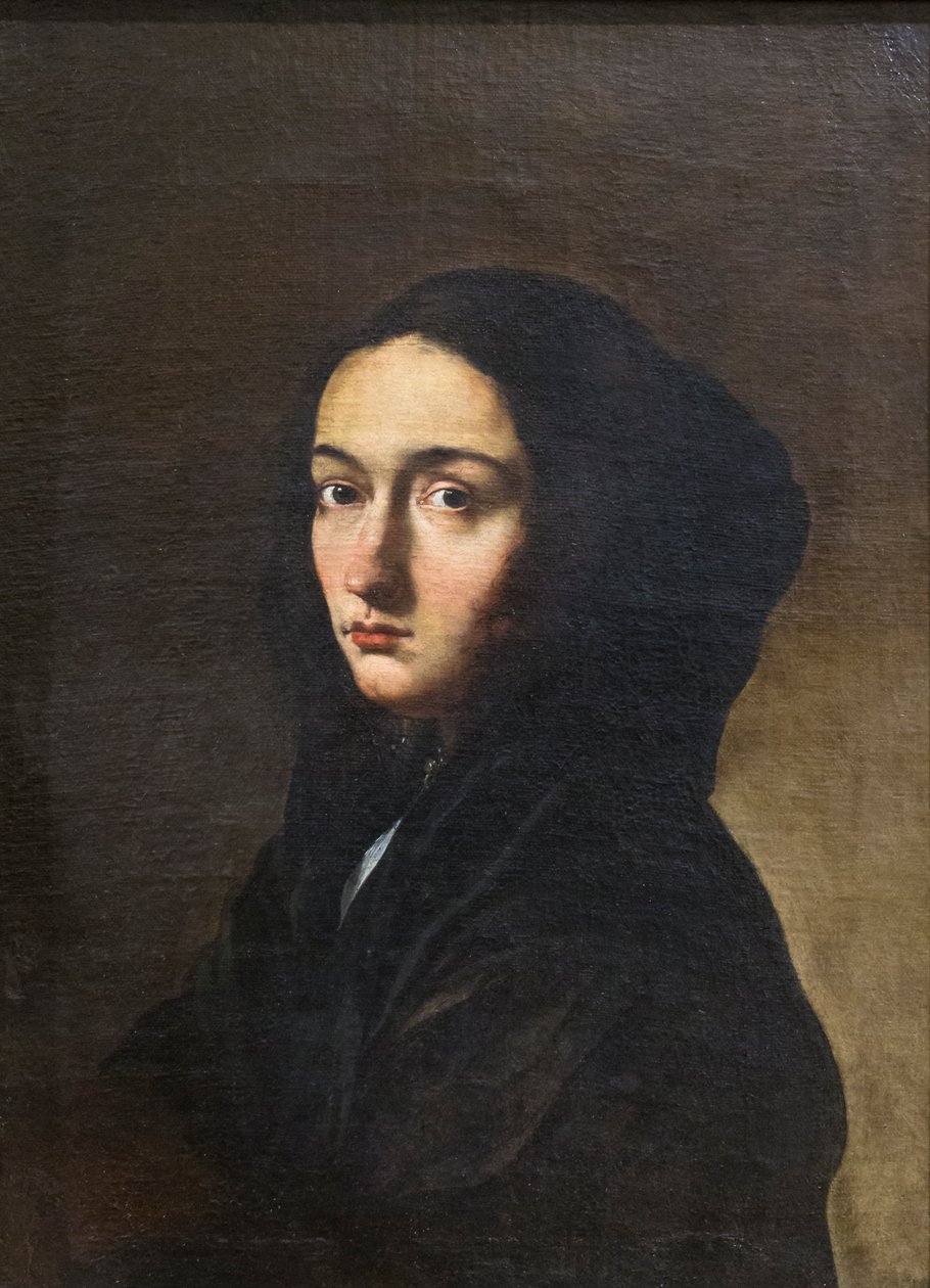 Retrato da esposa do artista de Salvator Rosa