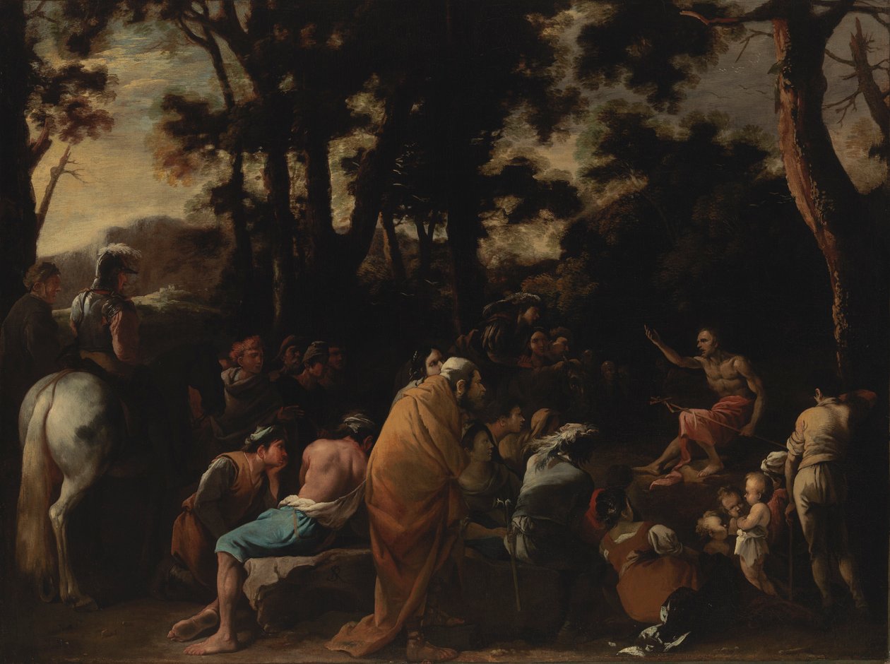 Pregação de São João Batista de Salvator Rosa