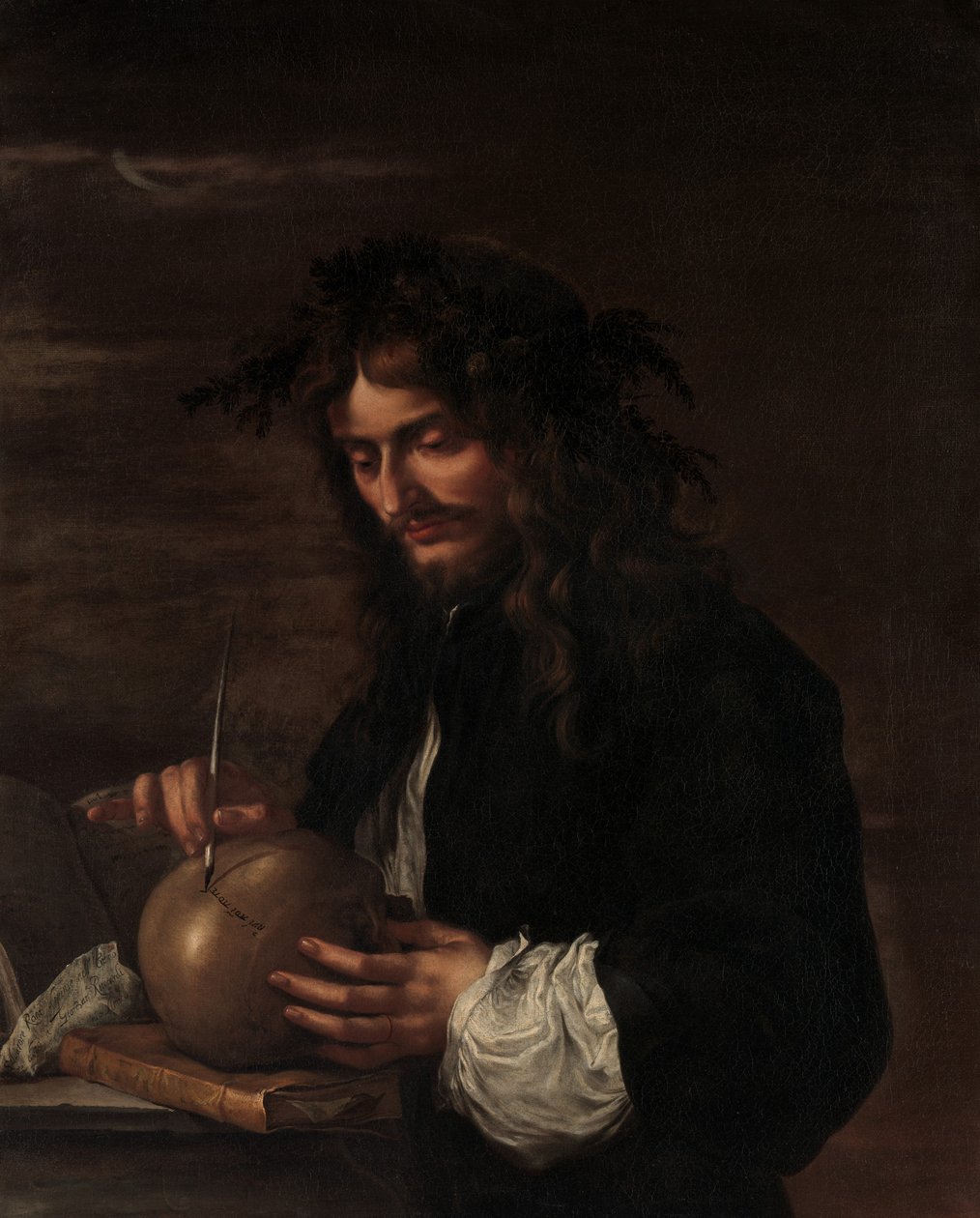 Auto-retrato, ca. 1647 de Salvator Rosa