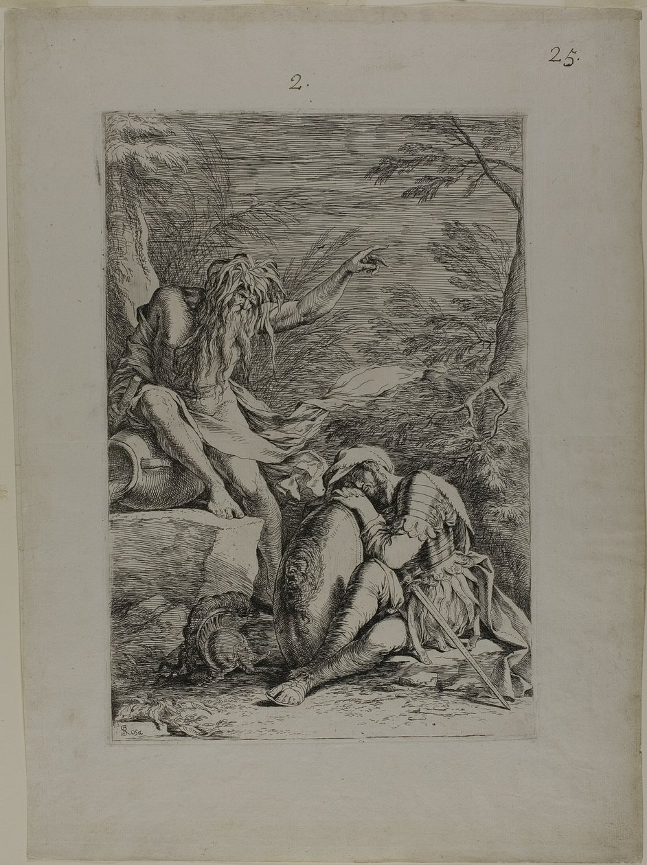 O sonho de Enéias de Salvator Rosa