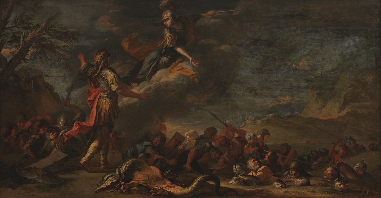 A Fundação de Tebas de Salvator Rosa