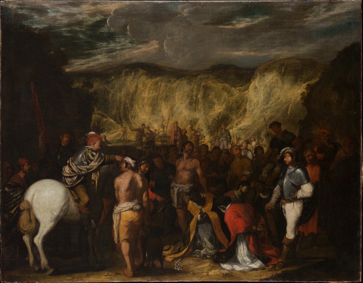 O Martírio de São Januário e dos seus companheiros de Salvator Rosa