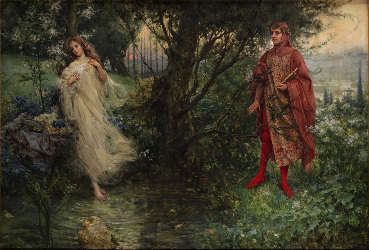 Dante e Beatrice de Salvatore Postiglione