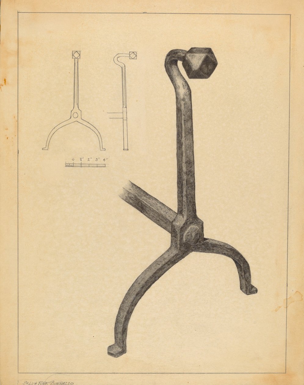 Andiron de Salvatore Borrazzo
