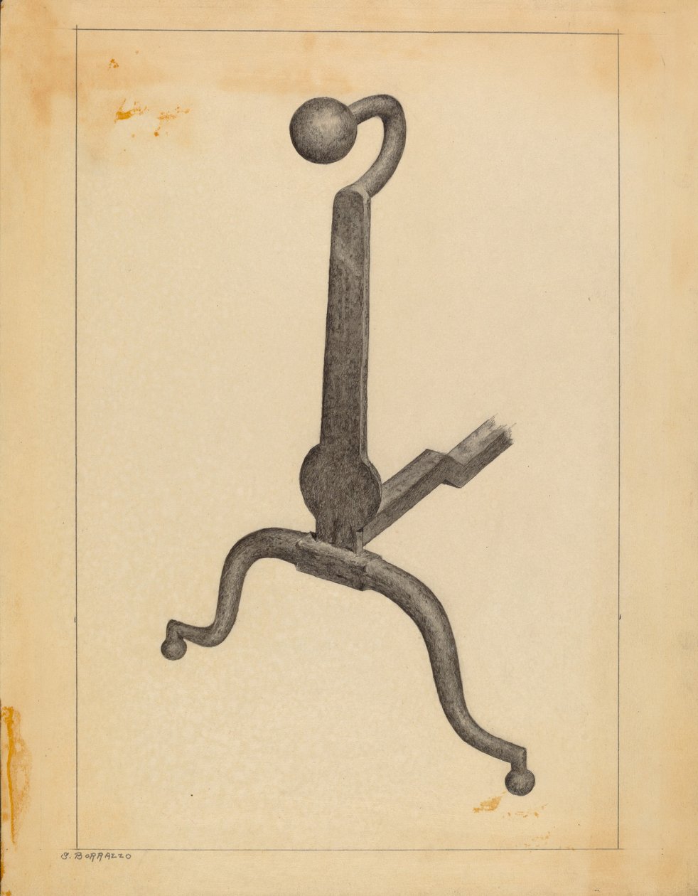 Andiron de Salvatore Borrazzo
