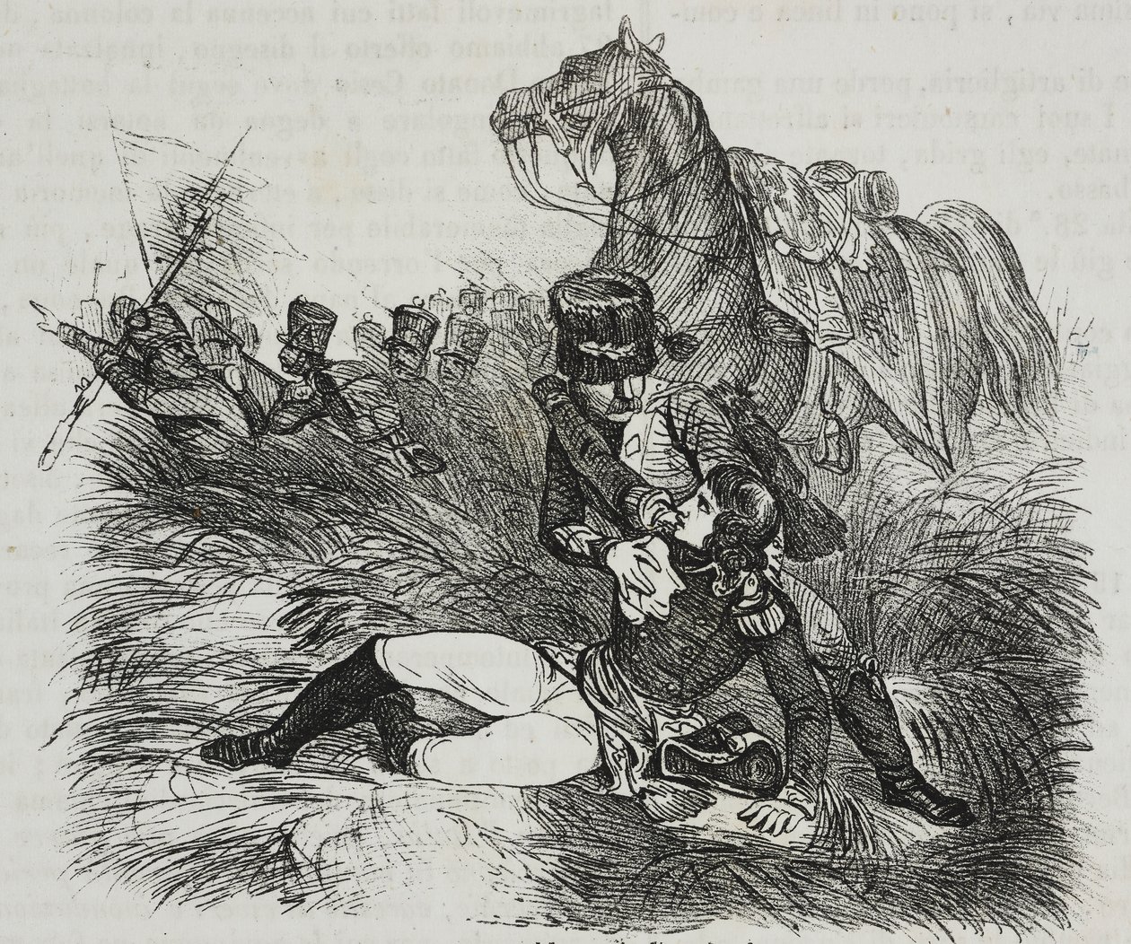 Morte do general francês Louis Charles Antoine Desaix de Salvatore Puglia