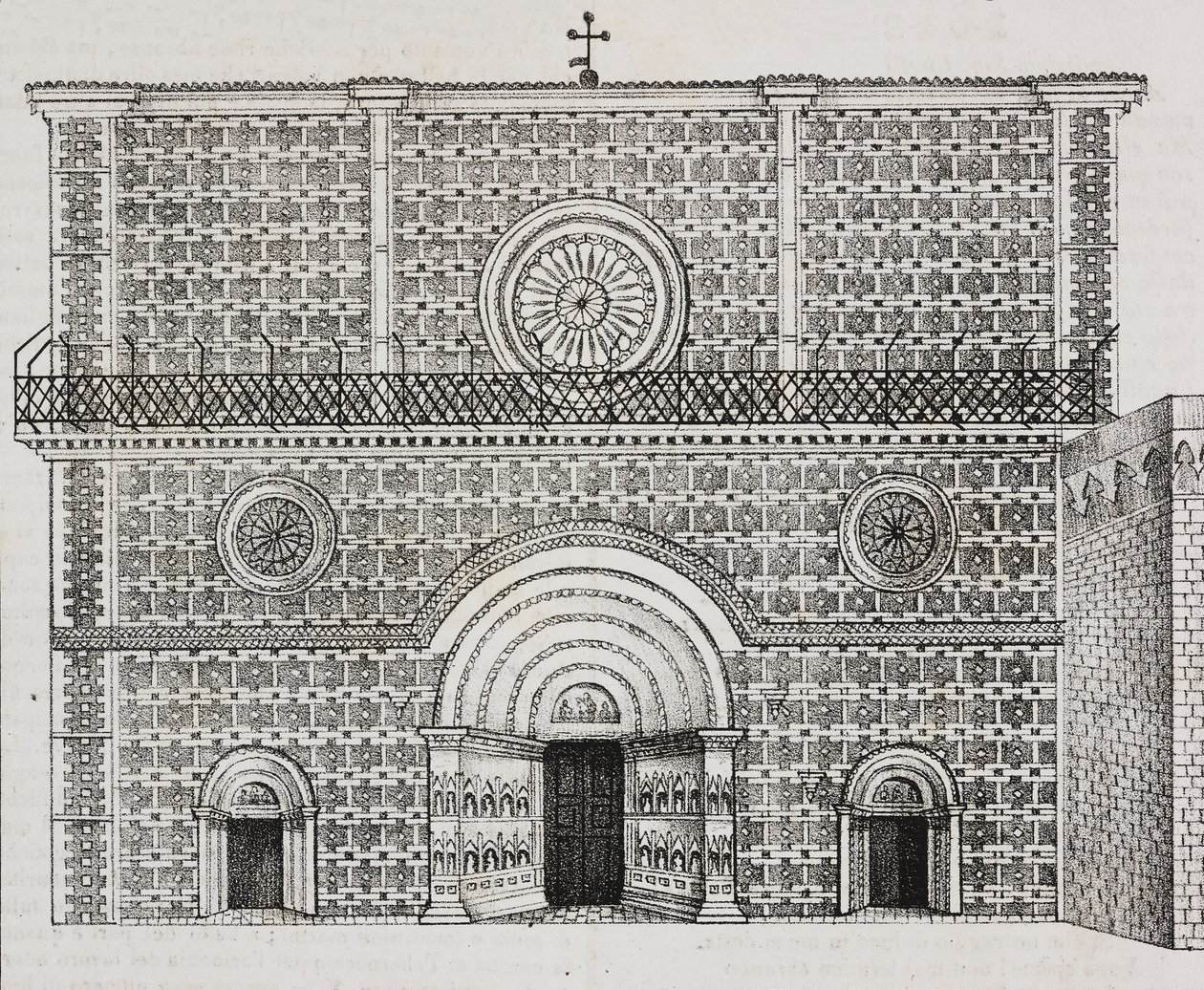 Fachada da basílica de Santa Maria di Collemaggio, L