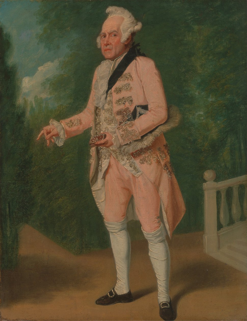 Thomas King em The Clandestine Marriage por George Colman e David Garrick de Samuel de Wilde