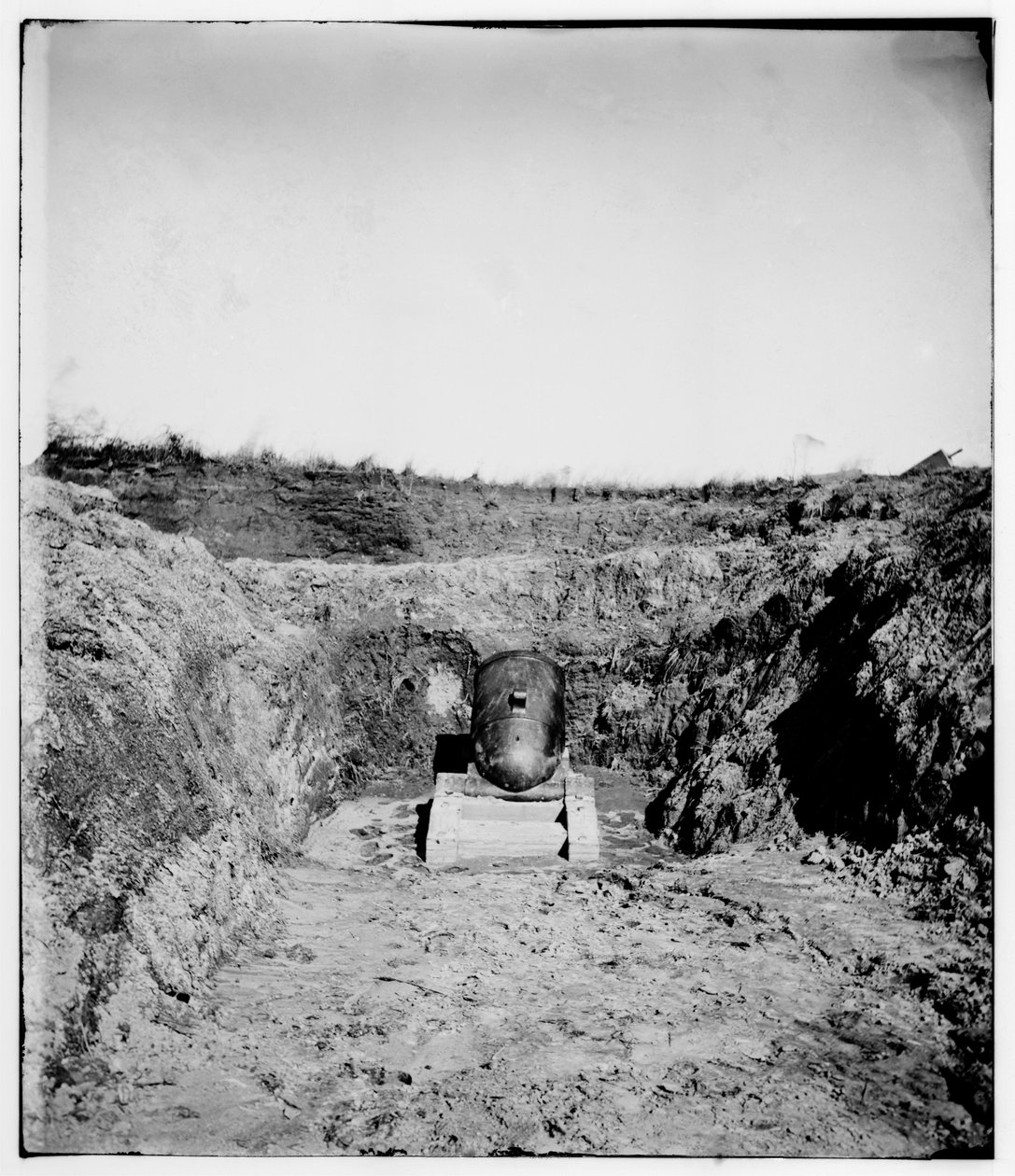 Mired confederado argamassa em Fort McAlister, perto de Savannah, Geórgia, 1864 de Samuel A. Cooley