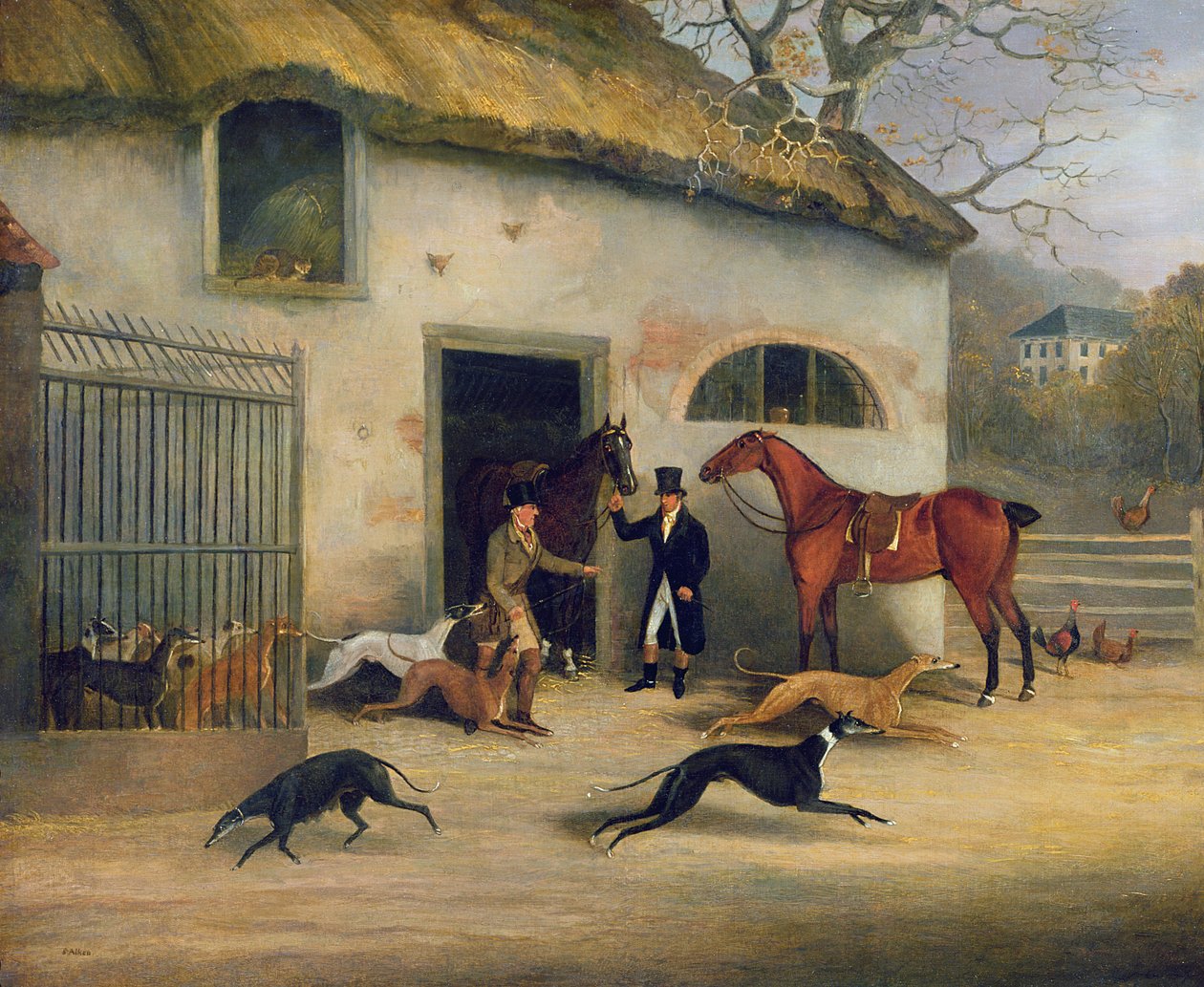 Cursing: partindo (ver também 444842, 444843) de Samuel Henry Alken