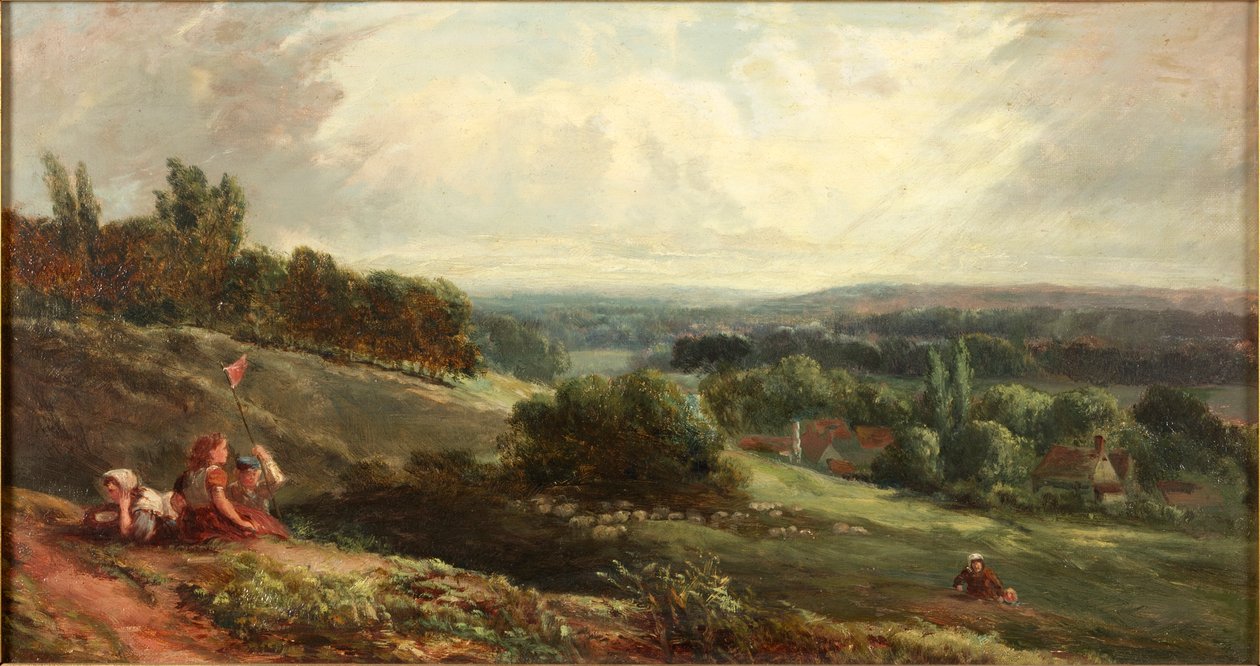 Paisagem com crianças de Samuel Bough