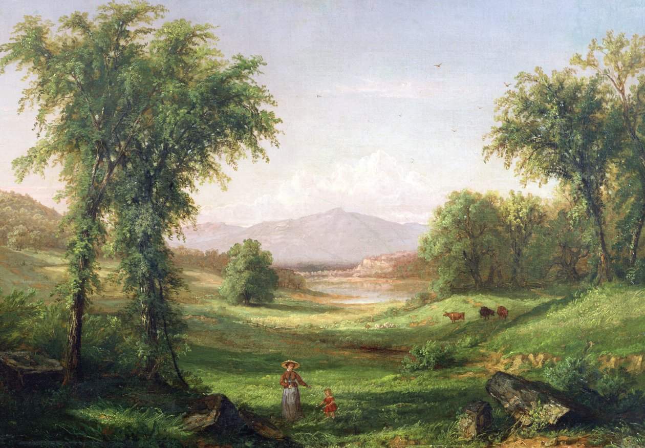 Paisagem new hampshire de Samuel Colman