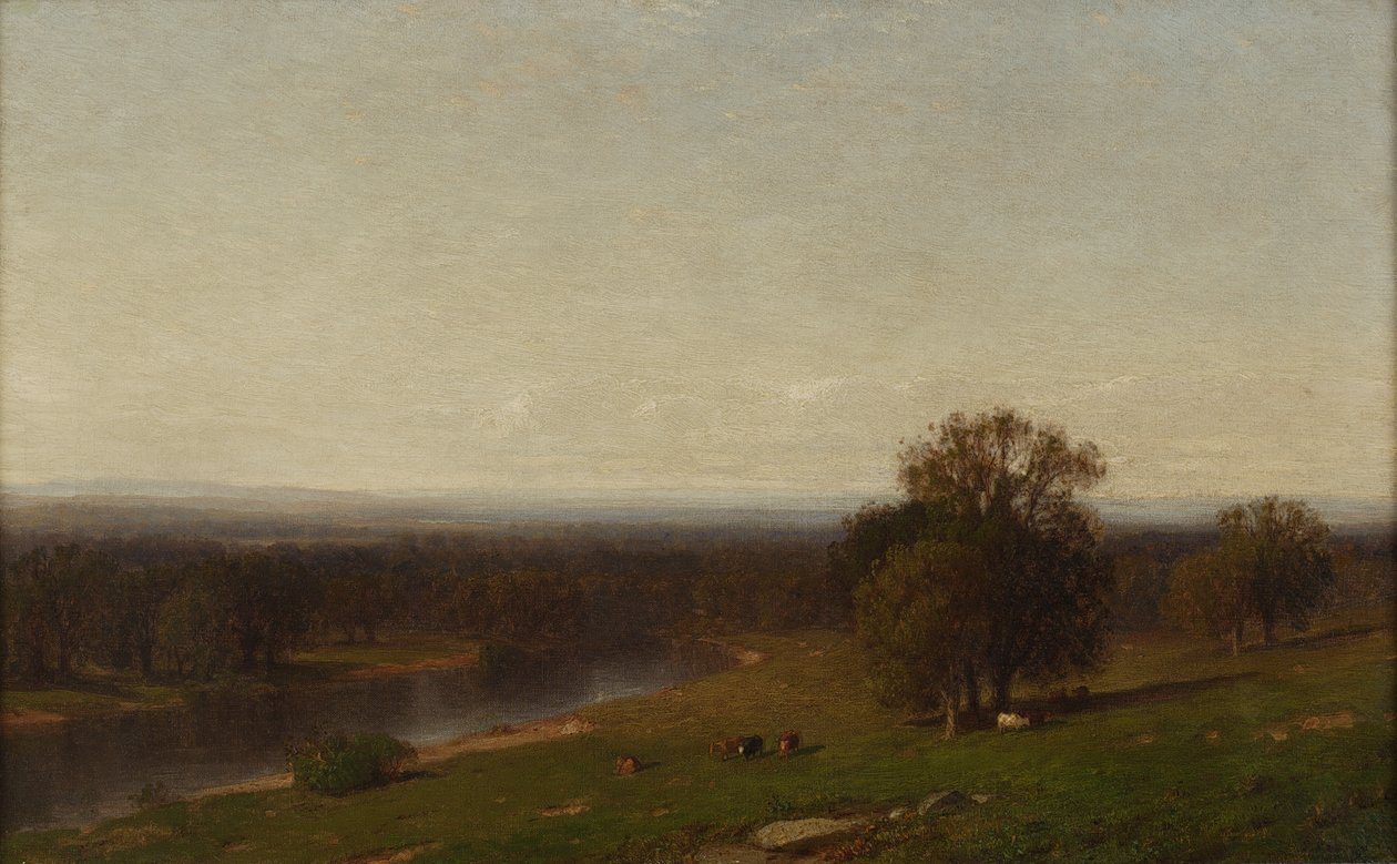 O Vale de Genesee, Nova York, 1862-63 de Samuel Colman