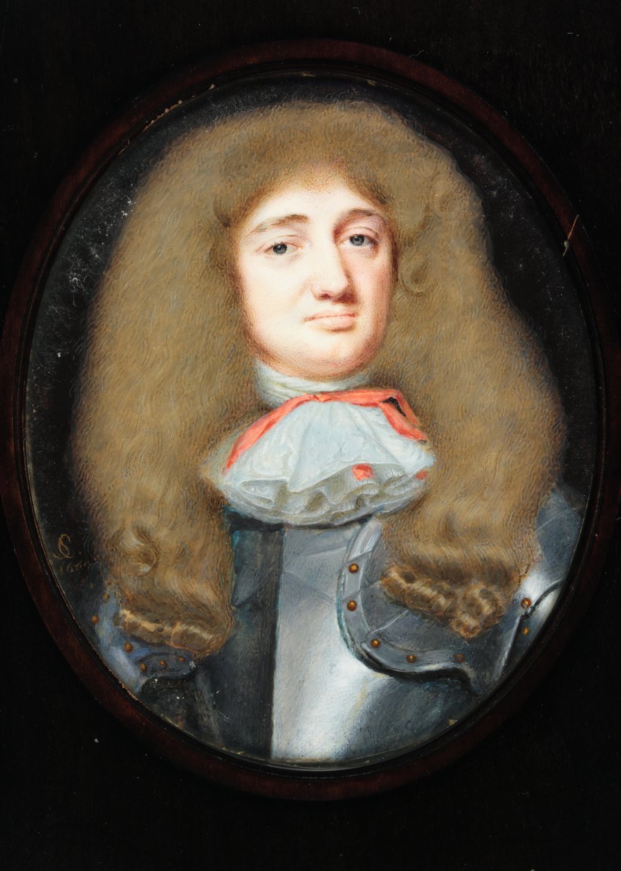 Sir Frescheville Holles, 1669 (wc em velino) de Samuel Cooper