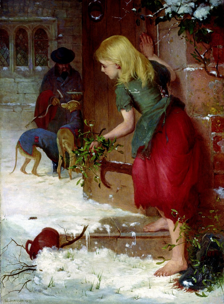 Vendedor de visco, 1871 de Samuel Edmund Waller