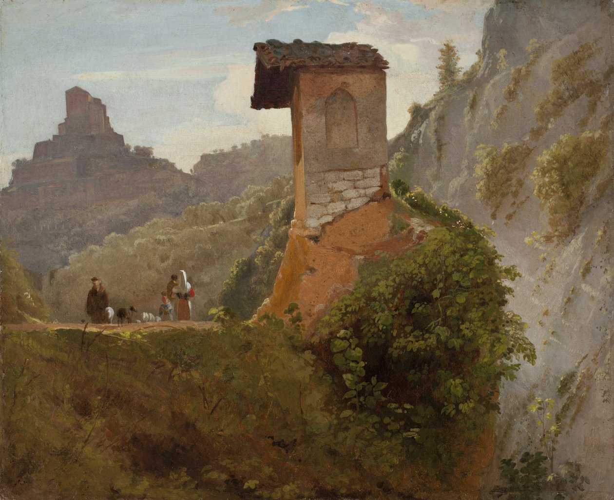 Esboço para a Capela da Virgem em Subiaco, 1830 (ver também 250047) de Samuel Finley Breese Morse