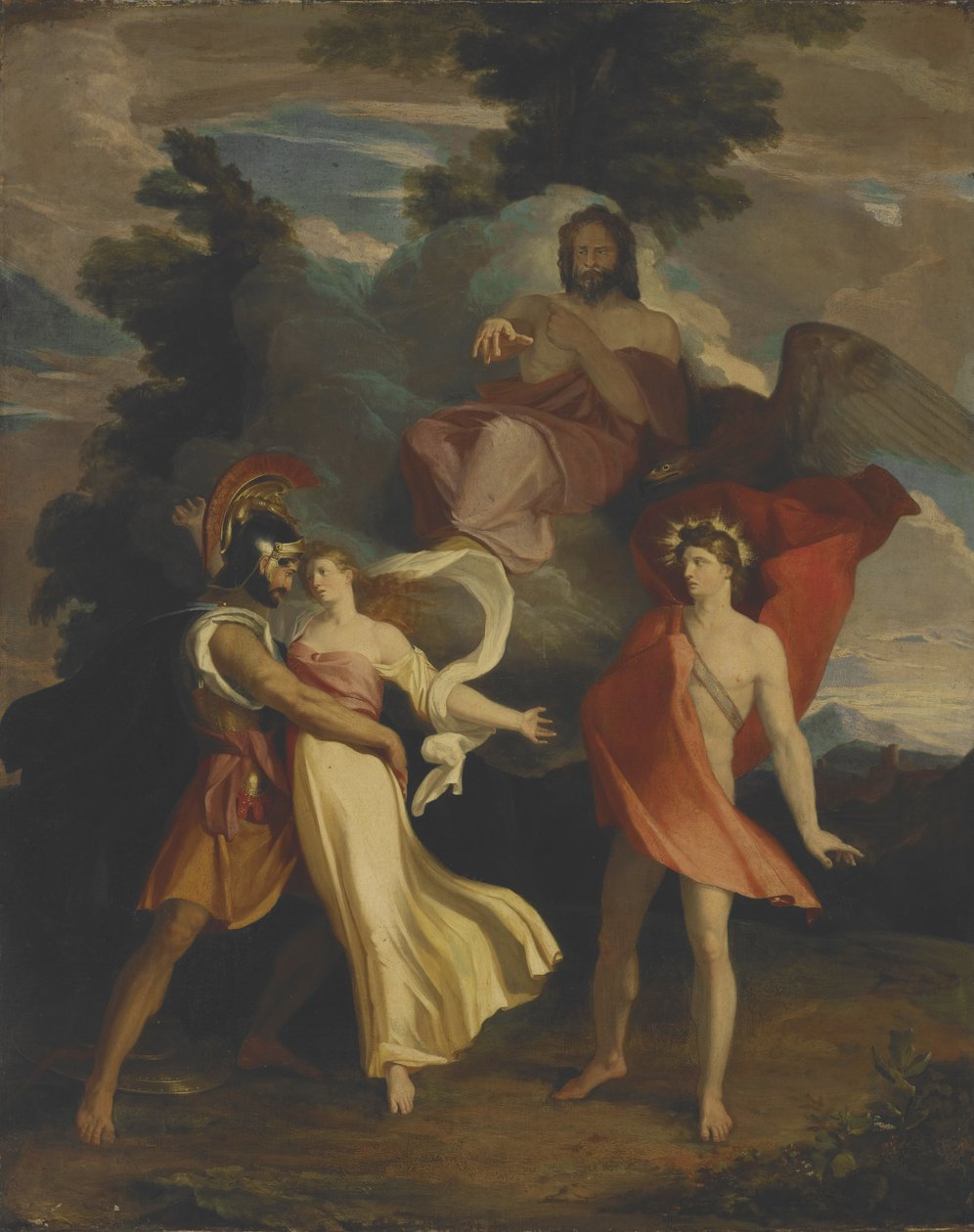 O julgamento de Júpiter, 1814-15 de Samuel Finley Breese Morse