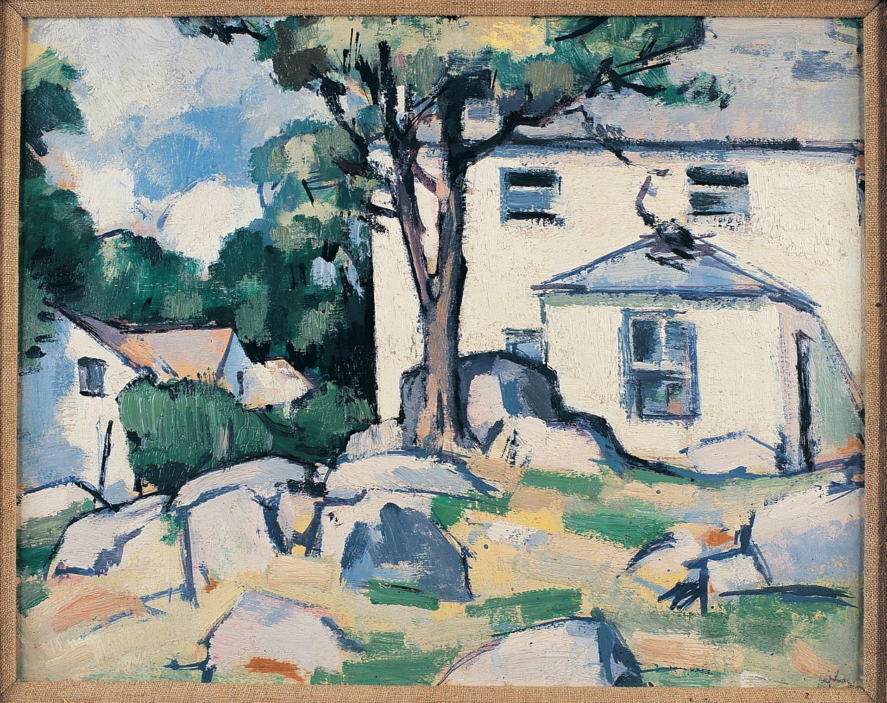 Paisagem com casa de Samuel John Peploe
