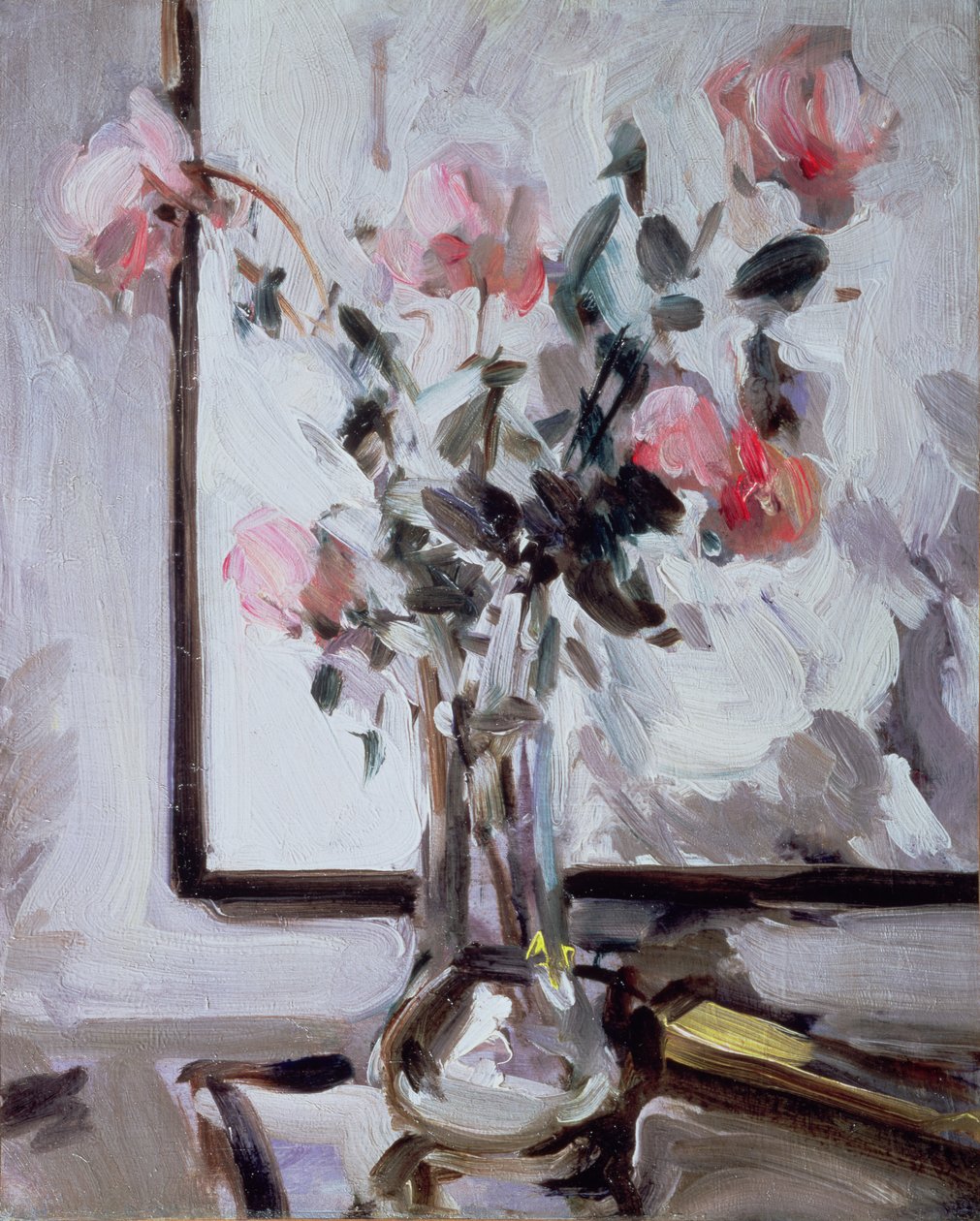 Ainda vida com rosas de Samuel John Peploe