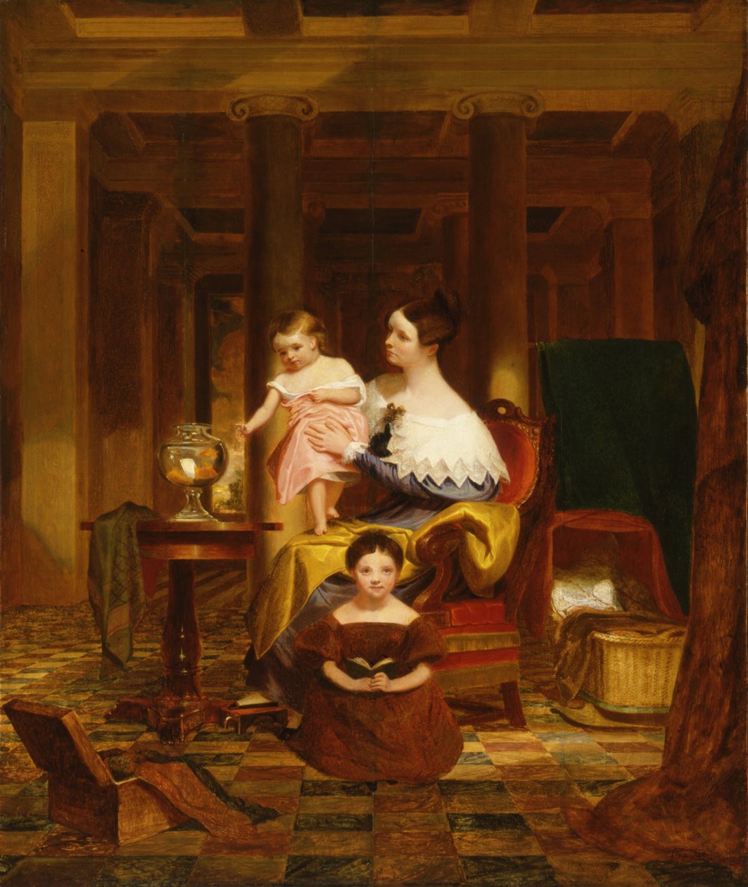 The Goldfish Bowl Sra. Richard Cary Morse e Família de Samuel Finley Breese Morse