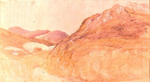 Perto do Travelers Rest Inn, Dolgellau de Samuel Palmer