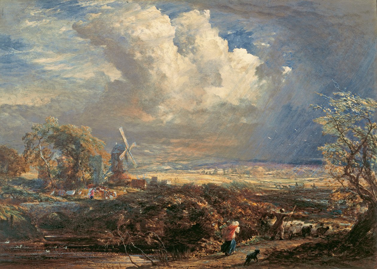 Tempestade de verão perto de Pulborough, Sussex de Samuel Palmer