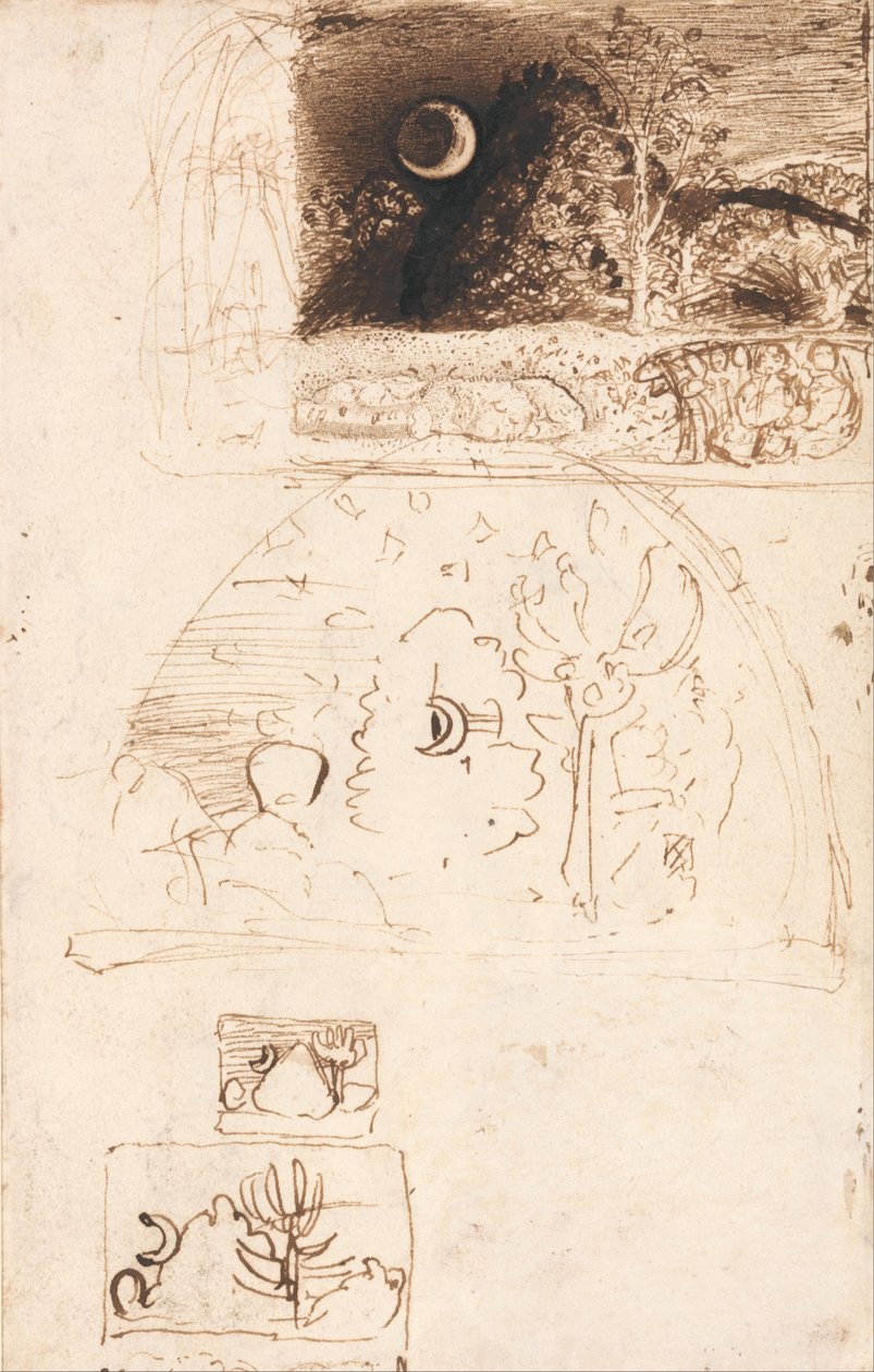 A lua crescente de Samuel Palmer
