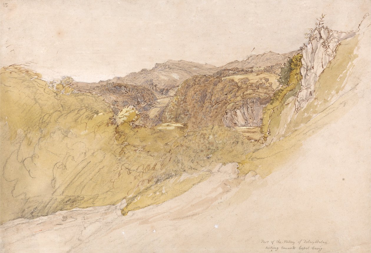 O Vale do Dolwddelan de Samuel Palmer