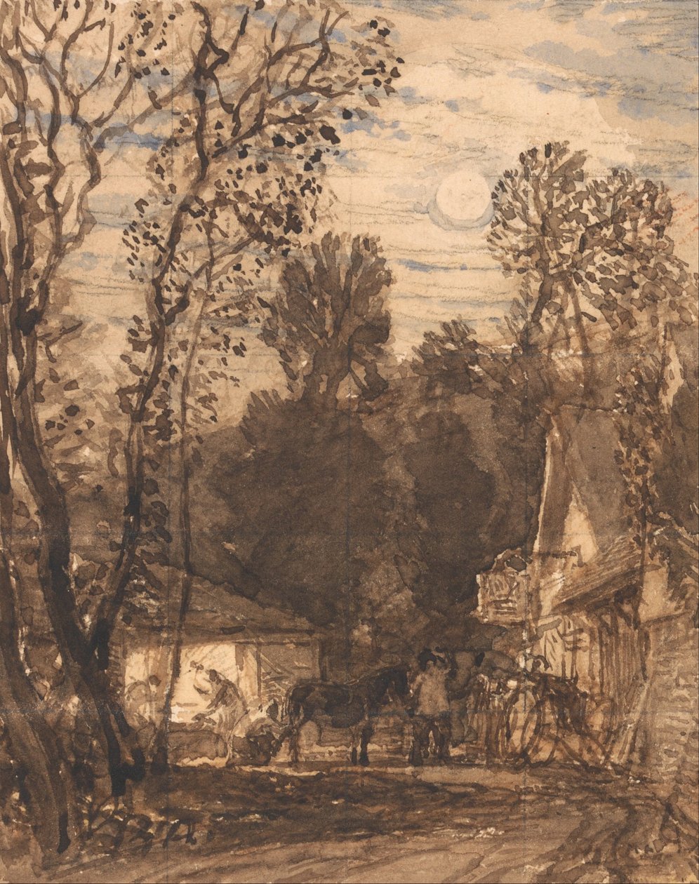 O Smithy Wayside de Samuel Palmer