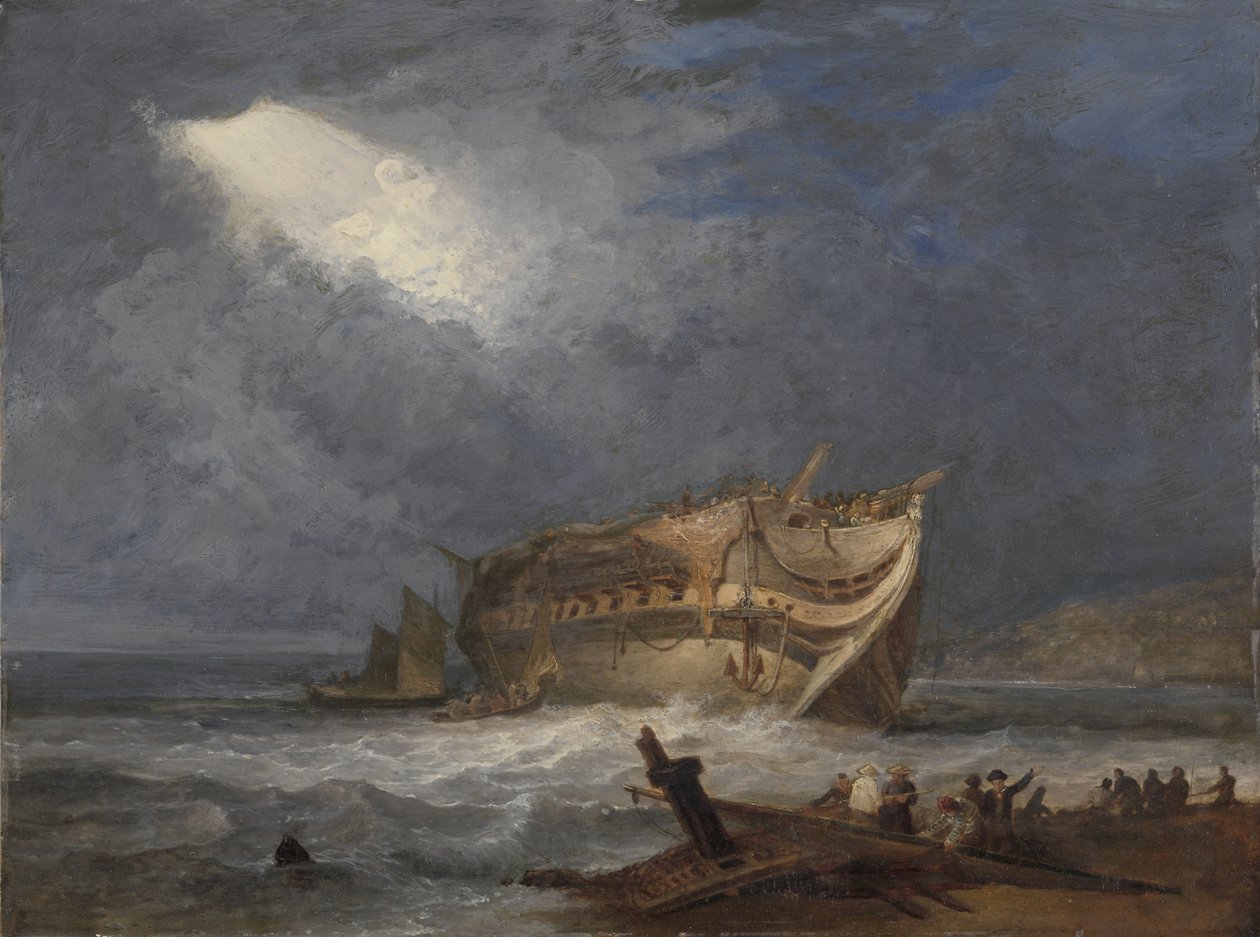 O Naufrágio do Dutton, um East Indiaman de Samuel Prout