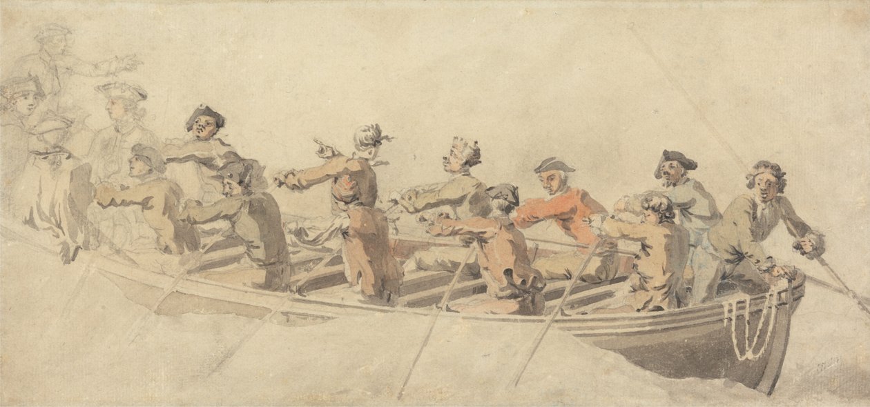 Um barco de navios de Samuel Scott