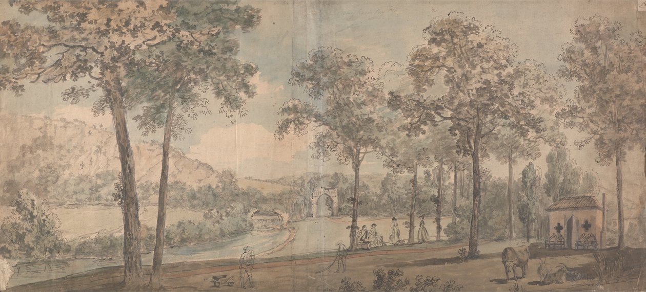 Sr. Vaughans, Meninos Hill, Dorset de Samuel Scott