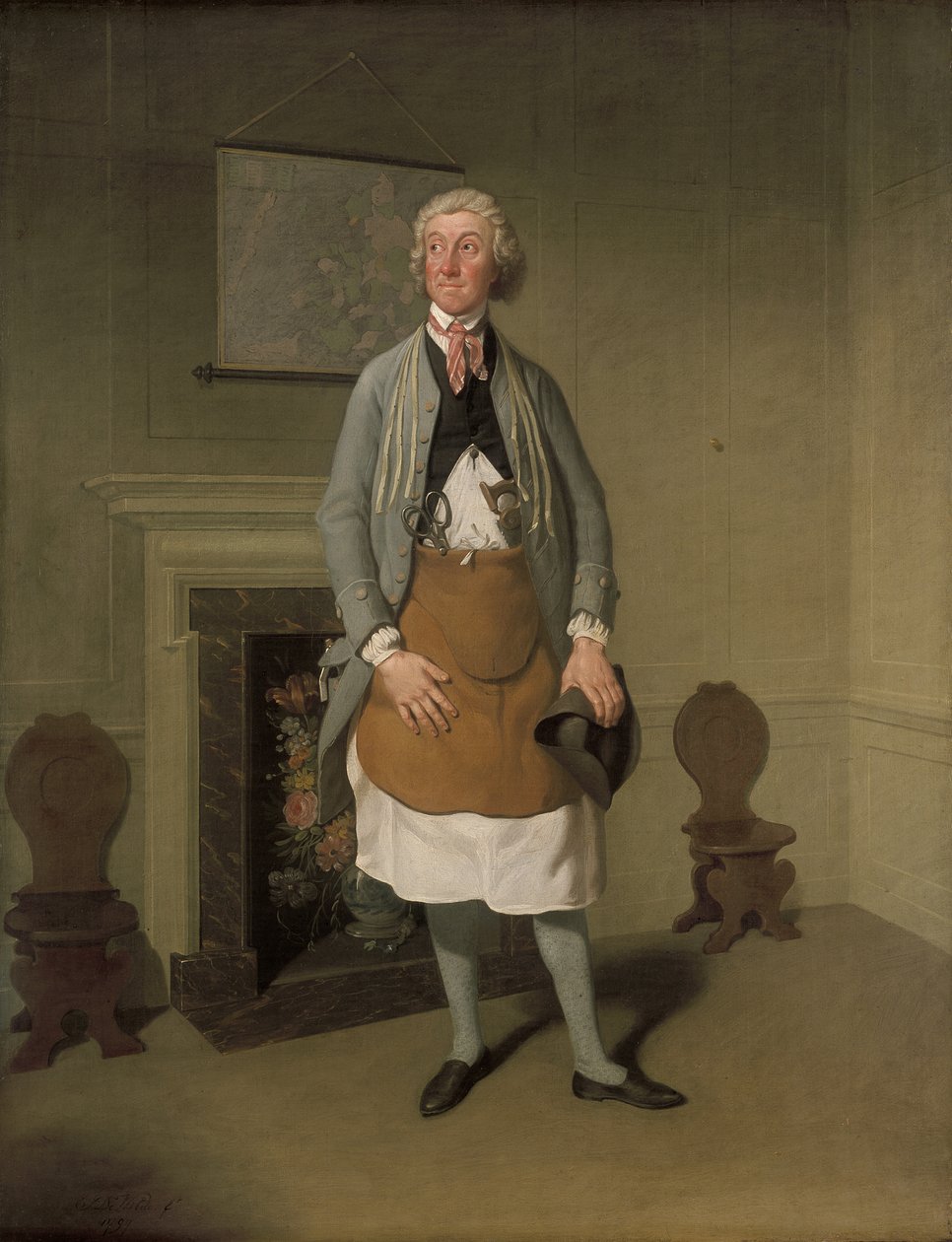 Sr. Suett como Dicky Gossip em &39;My Grandmother&39;, 1797 de Samuel de Wilde